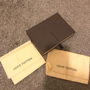 Authentic Louis Vuitton Box with 2 Dustbags